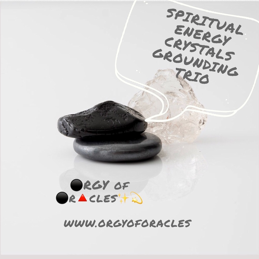 SPIRITUAL ENERGY CRYSTALS GROUNDING TRIO